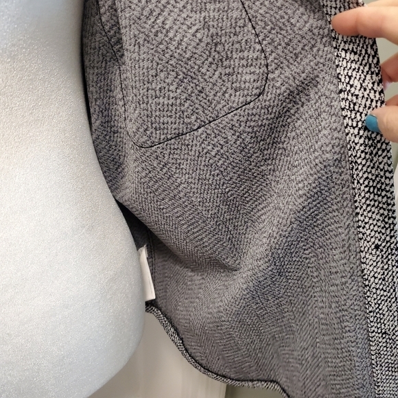 NWT Athleta Black & White Textured Shirt Jacket Size XL, Retail $149.00, Casual - Picture 6 of 12